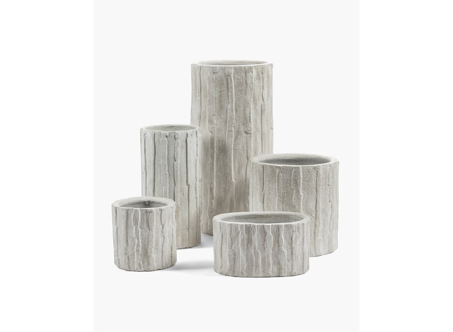 Kelly Wearstler - Rift Plantenbak laag 03 - Off White