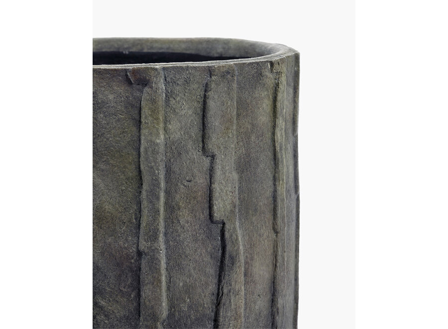 Kelly Wearstler - Rift Plantenbak laag 03 - M - Dark Green