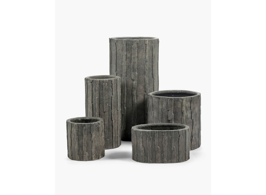 Kelly Wearstler - Rift Plantenbak laag 03 - L - Dark Green