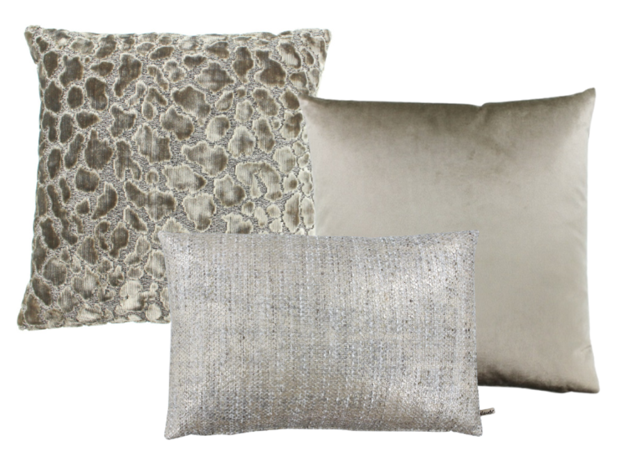 Cushion combination Silver/Sand: Bandi, Ochnicio & St. Tropez