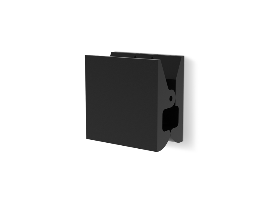 Wandhaken  'Pinch' - Square - M - Black matt