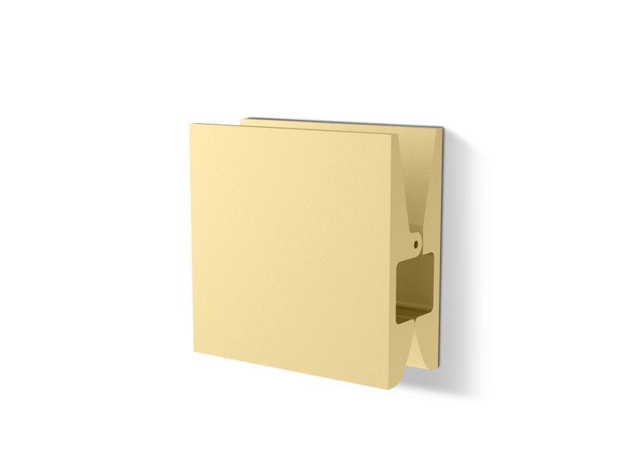 Wandhaken  'Pinch' - Square - L - Gold matt