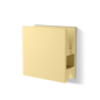 Wall hook 'Pinch' - Square - L - Gold matt