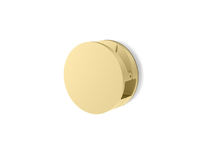 Wall hook Pinch - Round - L - Gold matt