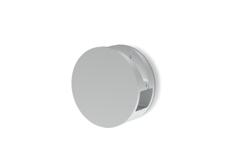 Crochet mural Pinch - Round - L - Stainless steel matt