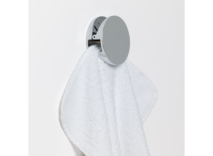 Wandhaak 'Pinch' - Round - M - Chrome