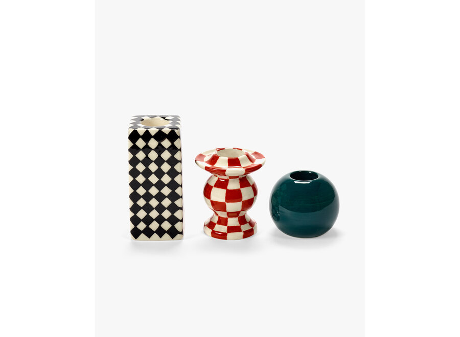 Wouters & Hendrix  - Les objets Mouleversants bougeoir set/3