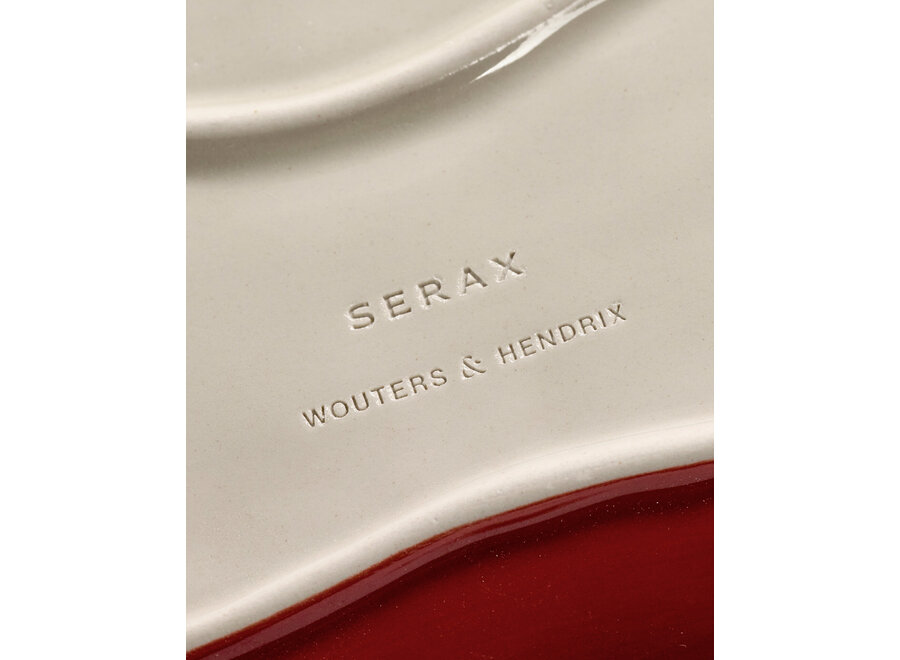 Wouters & Hendrix  - Les objets Mouleversants plat de service - L - Red White