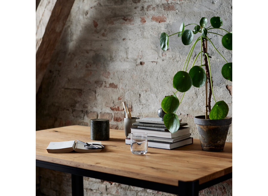 Pot met deksel 'Vita' - Seagrass