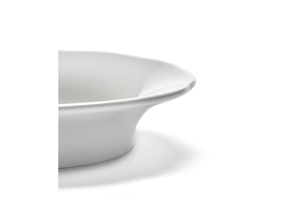 Sergio Herman -  Silhouette 4pc high side plate - M - White