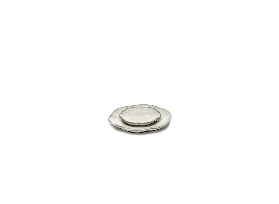 Sergio Herman -  Inku 4pc ribbed plate - S - White