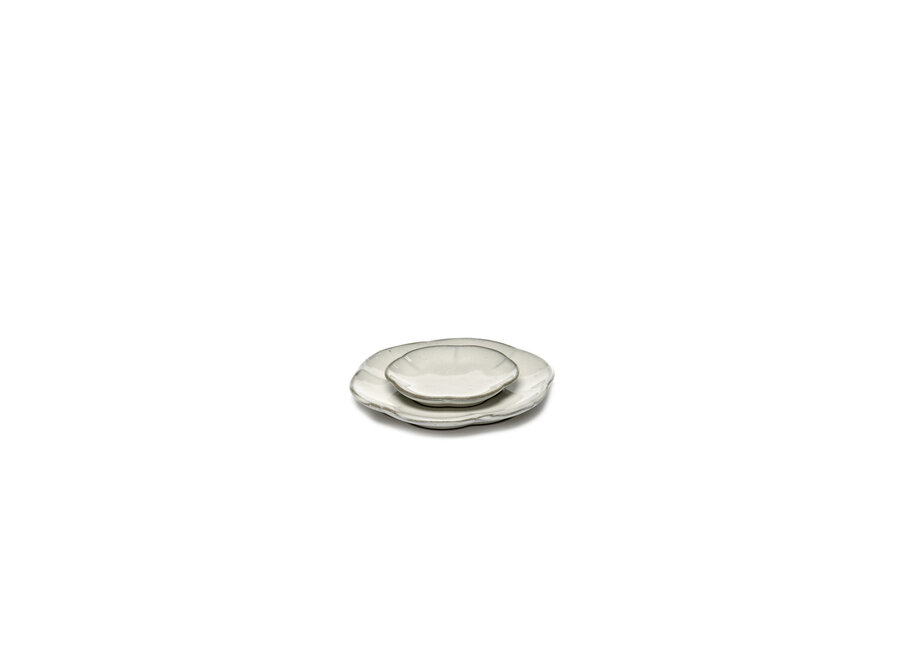 Sergio Herman -  Inku 4pc assiette nervurée - M - White