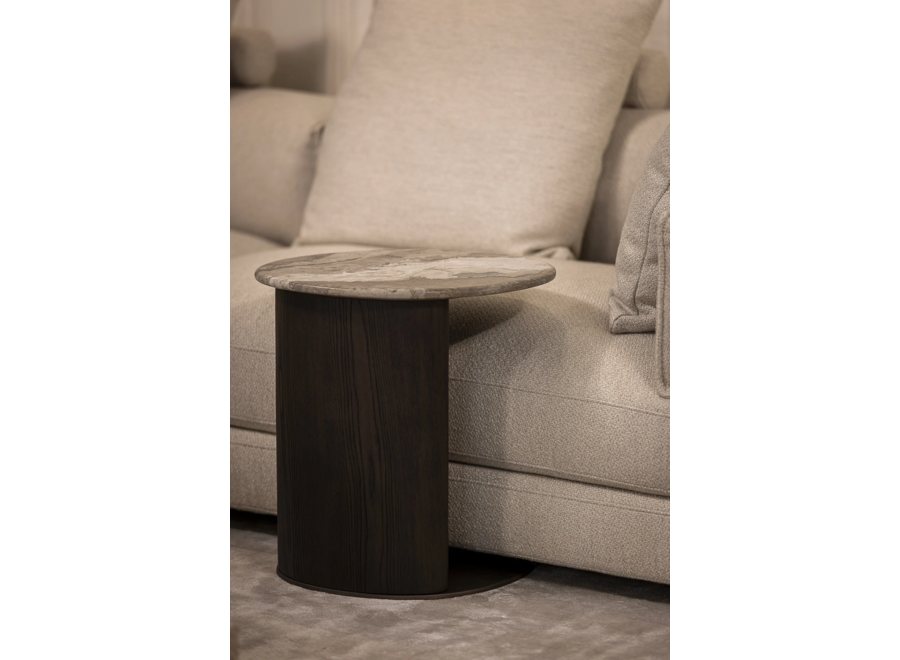 Table d'appoint 'Esmee' - Rome grey marble