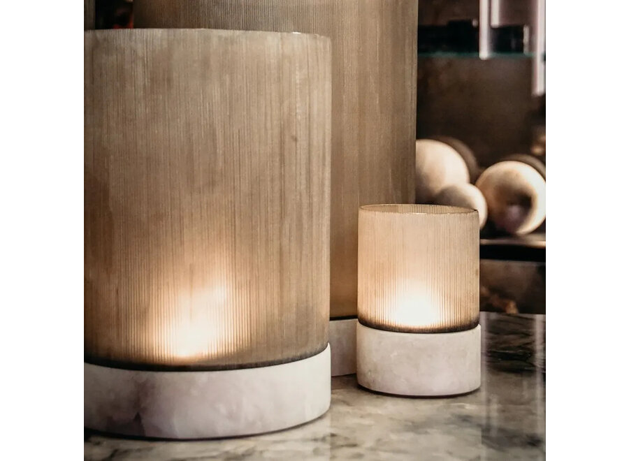 Porte-bougie 'Kalle' - S  - Smoke