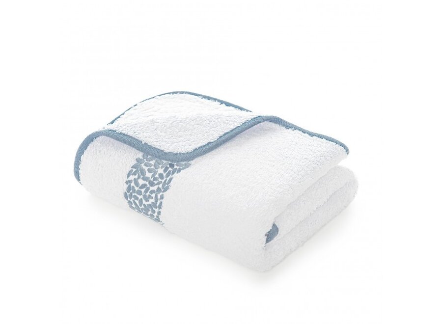 Serviette 'Malone' - White/French Blue