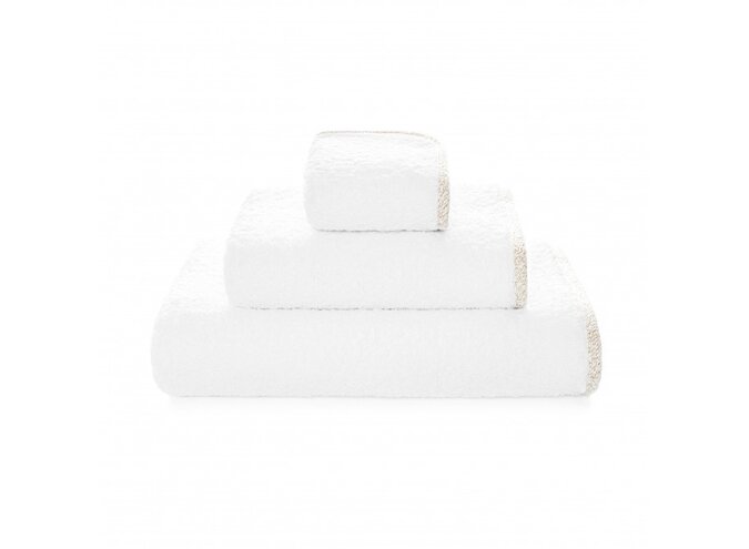 Towel 'Parson' - White/Gold