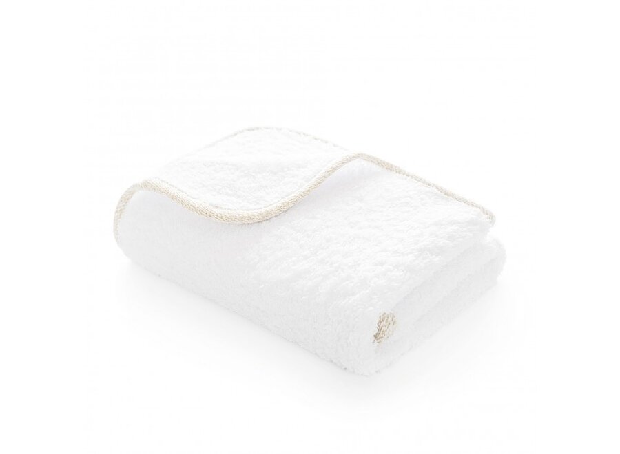 Handdoek 'Parson' - White/Gold