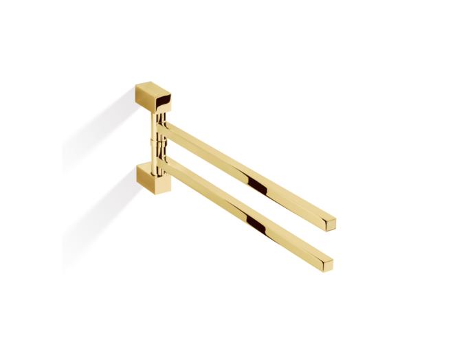 Doppelter Handtuchhalter Corner - HTH 2 - Gold