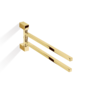 Porte-serviettes double 'Corner' - HTH 2 - Gold