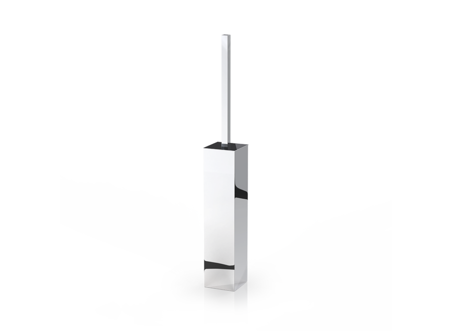 Toilet brush set Corner - SBG - Chrome