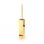 Toilet brush set 'Corner' - SBG - Gold matt