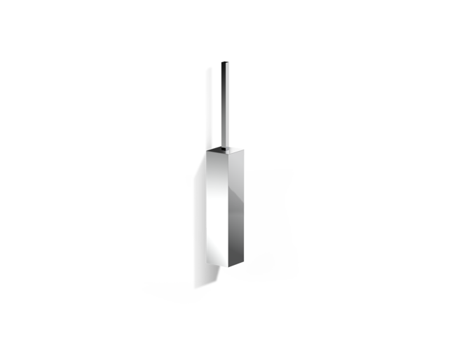 Toilet brush set Corner - Wall mounted - WBG - Chrome
