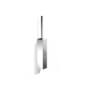 Toiletborstelset 'Corner' - Wandbevestiging - WBG - Chrome