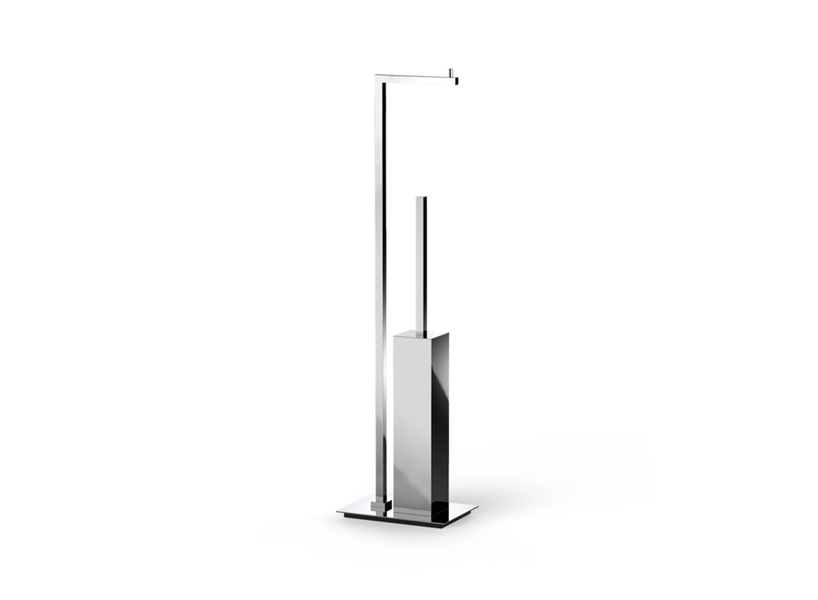 Toilet brush set Corner - SBK - Chrome