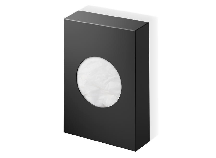 Dispenser for hygienic bag Corner - Wall mounted - FB 5 - Black matt