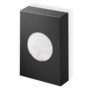 Dispenser for hygienic bag 'Corner' - Wall mounted - FB 5 - Black matt