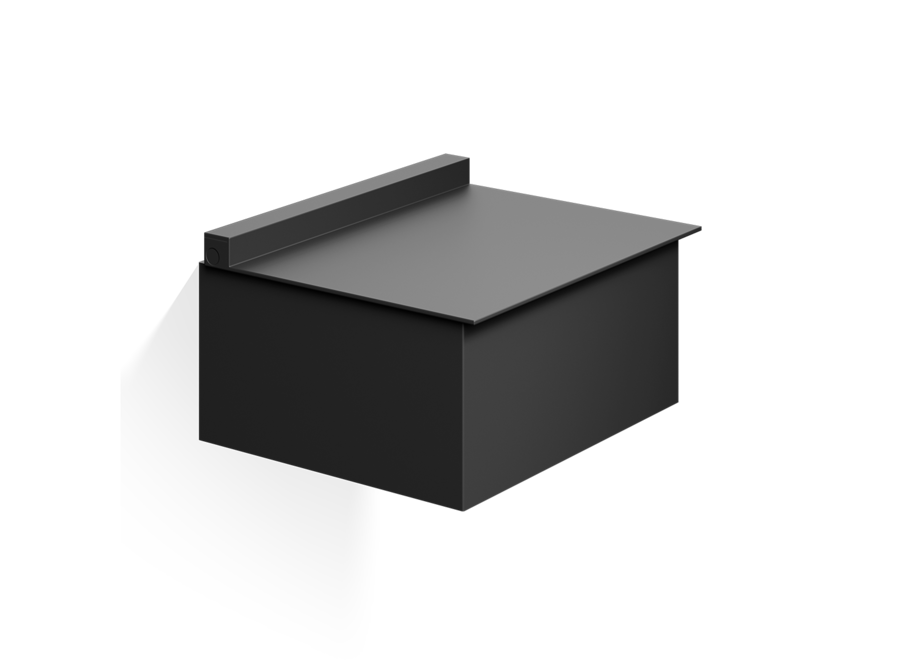 Spender für Hygienebeutel Corner - Wandmontiert - FB 2 - Black matt