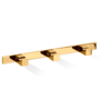 Hook rack 'Corner' - Hak 3 - Gold