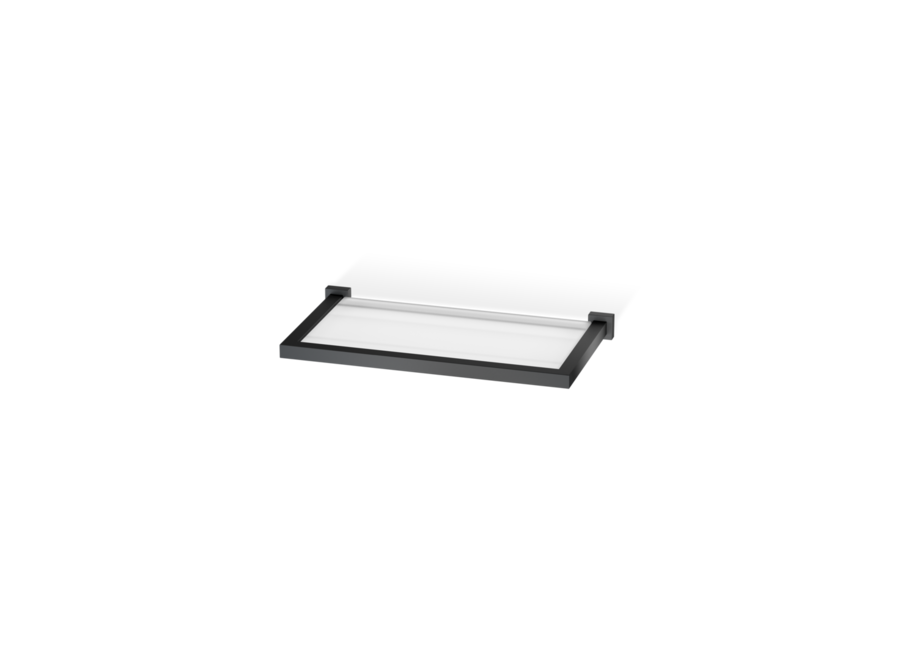 Glasboden mit Rahmen Corner - GLA 30 - Black matt