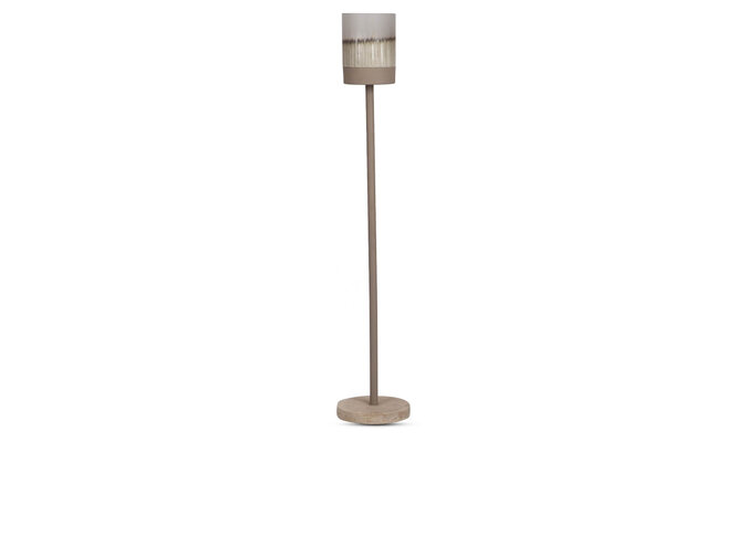 Floor candlestick 'Mist' Smoke/Grey