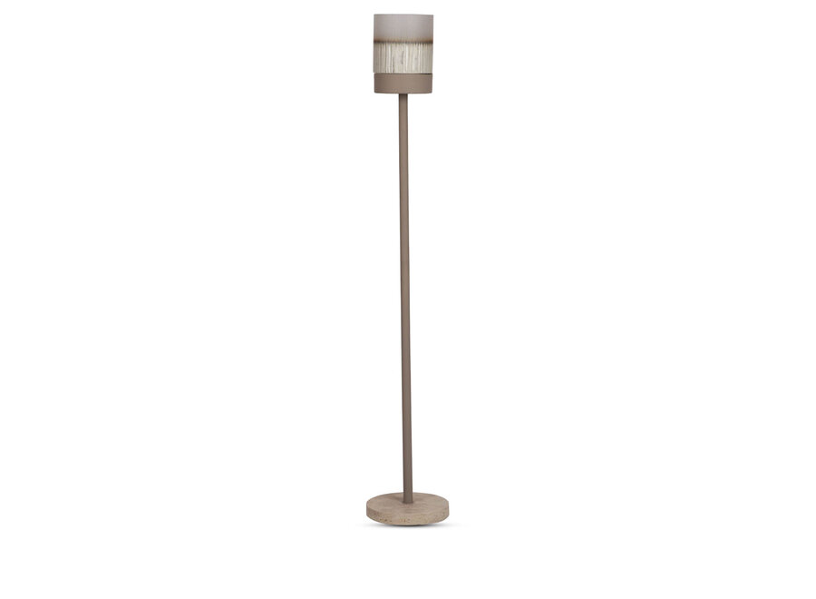 Floor candlestick 'Mist' Smoke/Grey