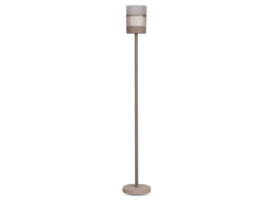 Floor candlestick 'Mist' Smoke/Grey
