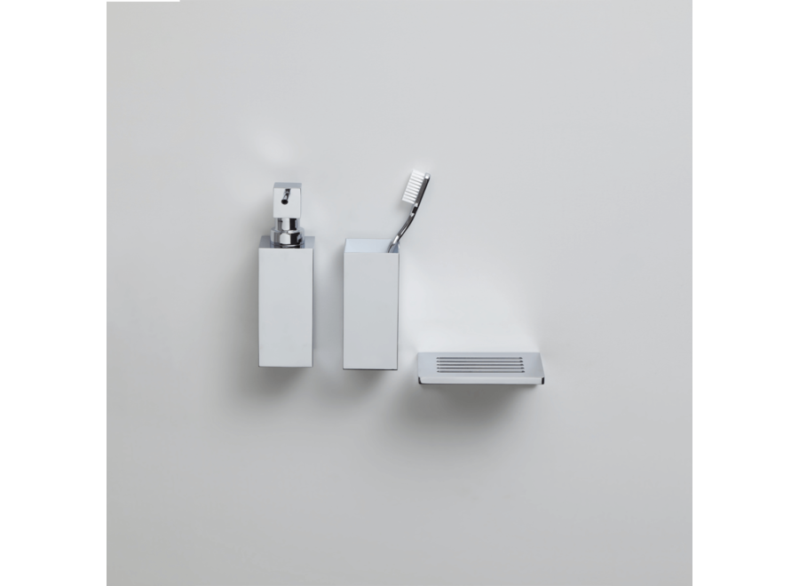 Zeepbakje 'Corner' - Wandbevestiging - WSS - Chrome