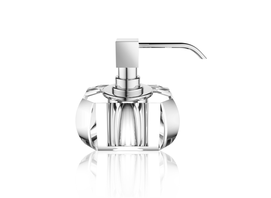 Zeepdispenser 'Kristall' - Chrome/Clear