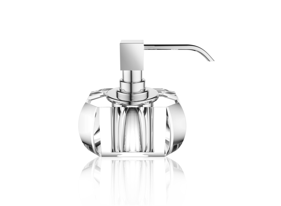 Soap dispenser Kristall - Chrome/Clear