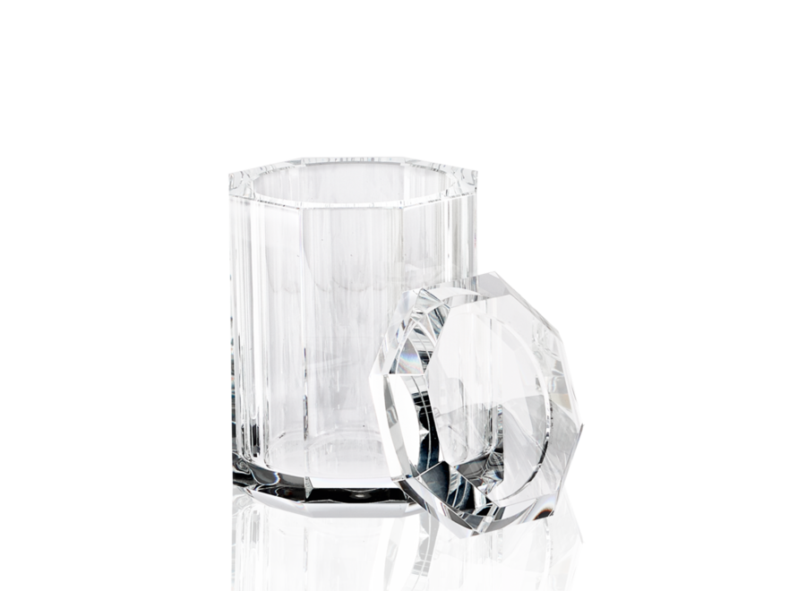 Boîte de rangement avec couvercle 'Kristall' -Clear glass