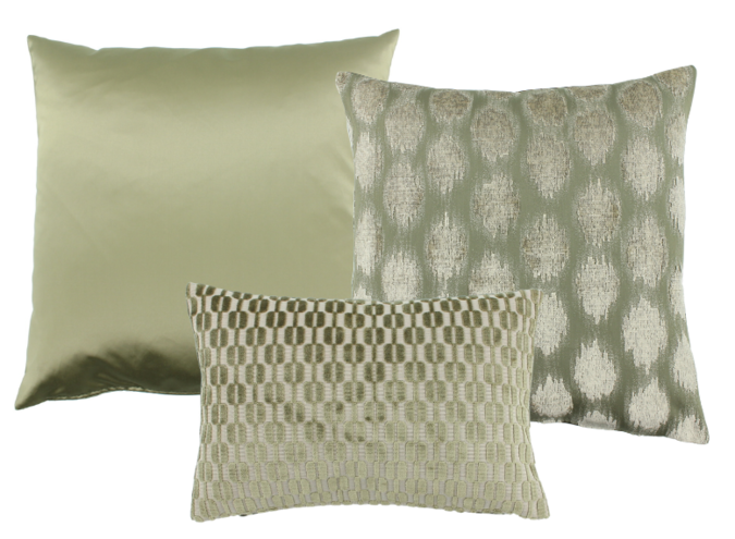 Cushion combination Olive: Dafne, Ikaya & Isabella