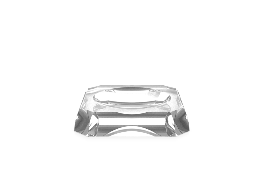 Soap dish 'Kristall' - Clear glass