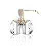 Distributeur de savon 'Kristall' - Nickel satin/clear