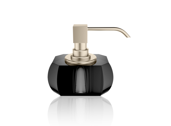 Seifenspender Kristall - Nickel satin/anthracite