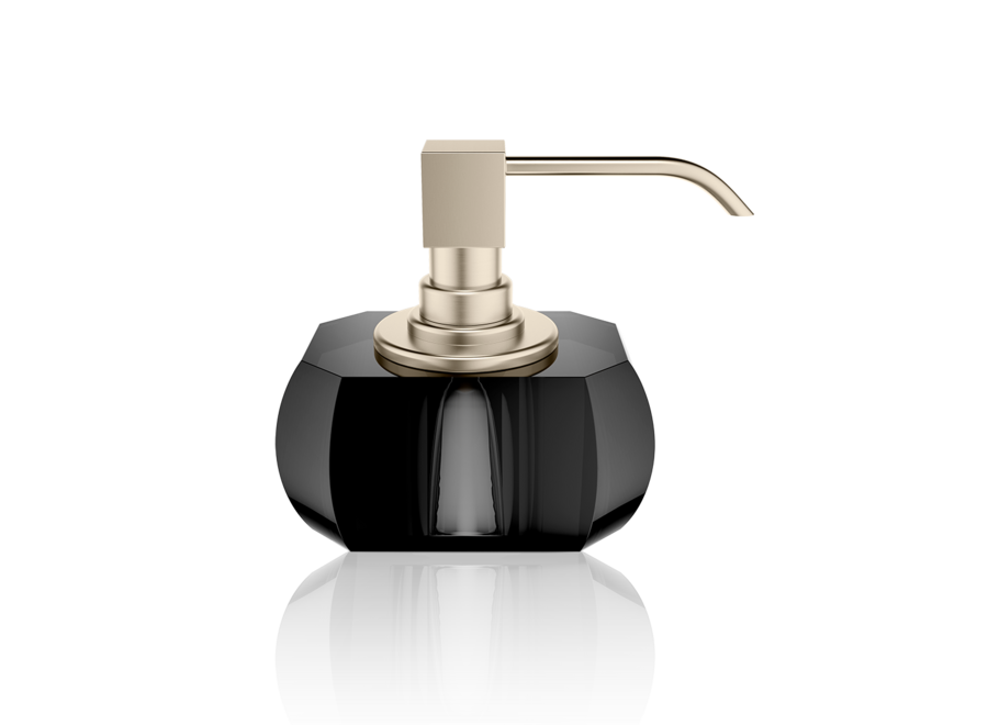 Seifenspender Kristall - Nickel satin/anthracite