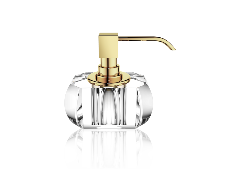 Seifenspender  'Kristall' - Gold/clear