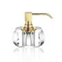 Seifenspender  'Kristall' - Gold/clear