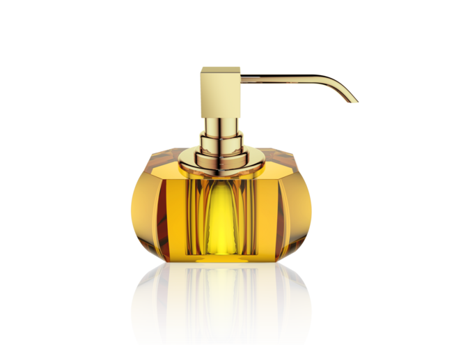Zeepdispenser Kristall - Gold/amber