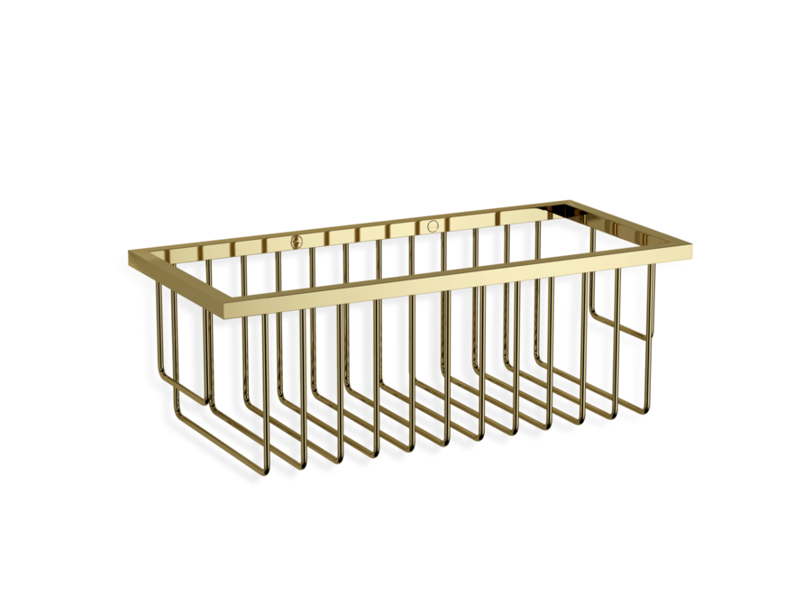 Wand-Duschkorb 'Corner' - WND 1 - Gold