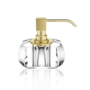 Seifenspender Kristall - Gold matt/ Klarglas